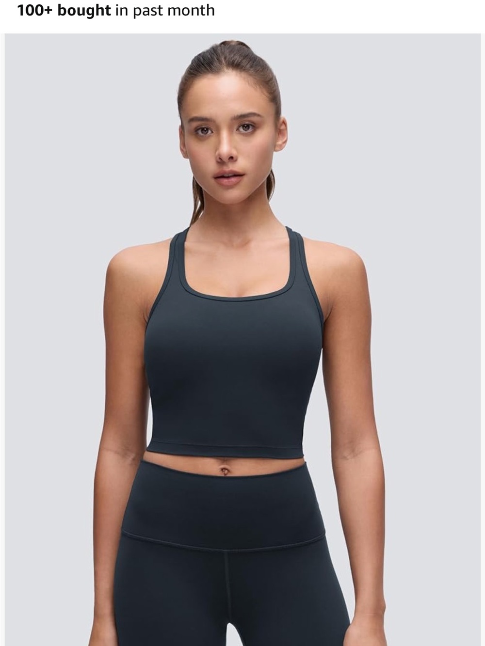 Butterluxe U Neck Crop Tank Top